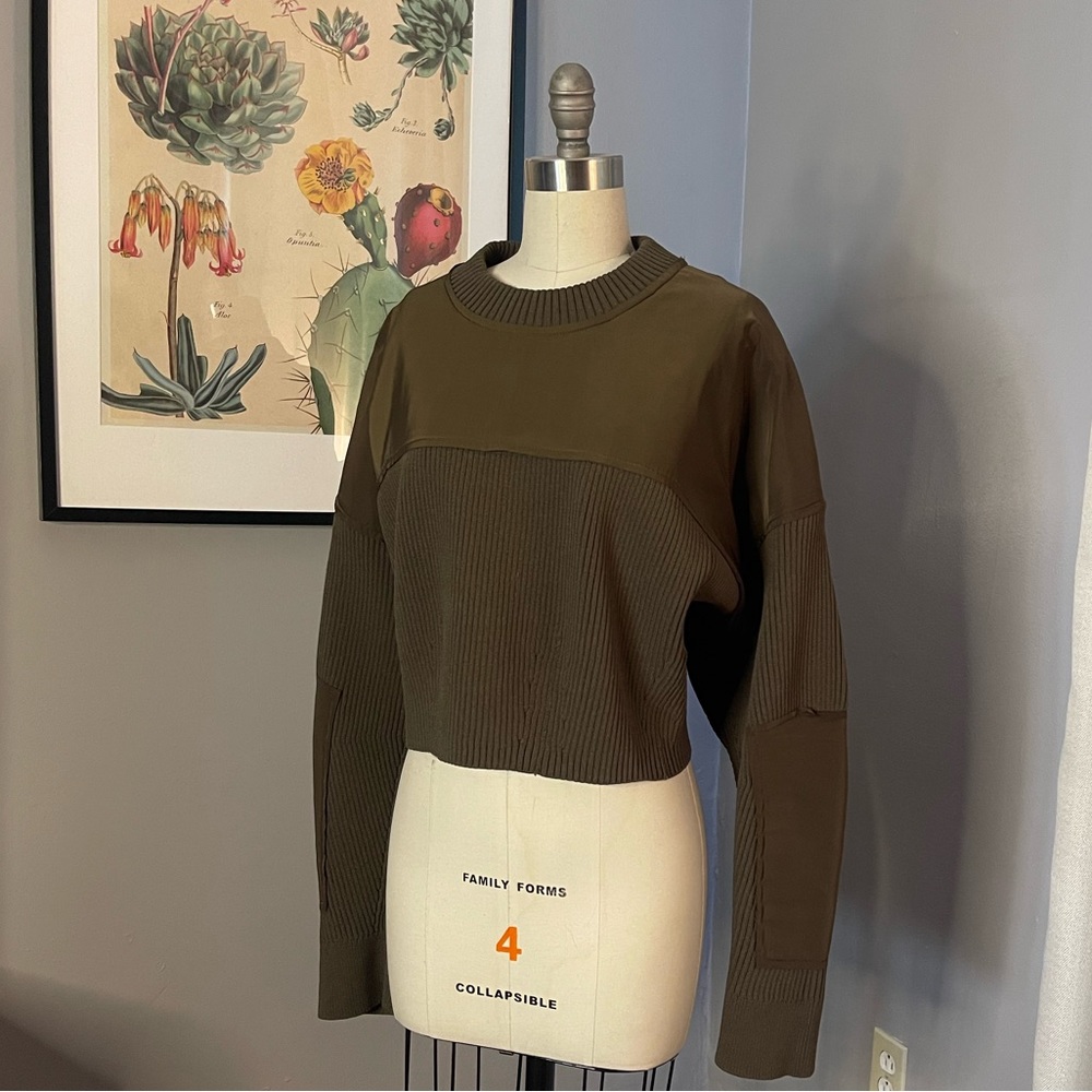 NWT Short Rib Knit Sweater — Vintage Archival H&M Studio Collection